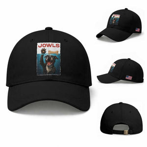 Pitbull Lover Baseball Cap Funny Jowls Horror Dog Poster TS12 Baseball Cap Universal Fit Black Print Your Wear
