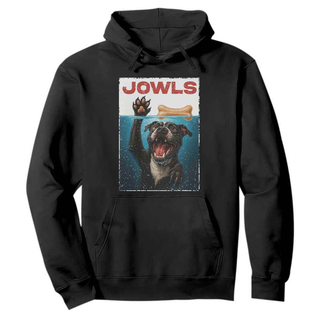 Pitbull Lover Hoodie Funny Jowls Horror Dog Poster TS12 Black Print Your Wear