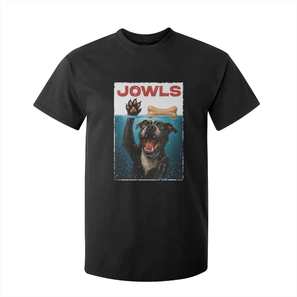 Pitbull Lover T Shirt For Kid Funny Jowls Horror Dog Poster TS12 Black Print Your Wear
