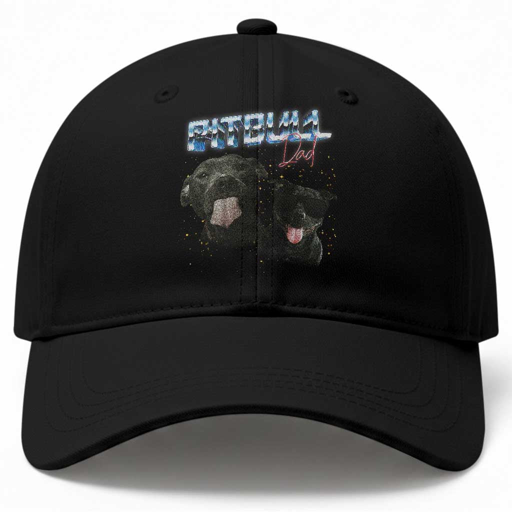 Pitbull Dad Baseball Cap Funny Gift For Pitbull Lover TS12 Print Your Wear