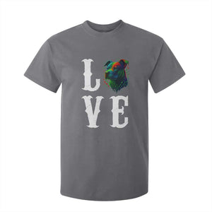 Colorful Pitbull Graphic Art For Dog Lover T Shirt For Kid TS12 Charcoal Print Your Wear