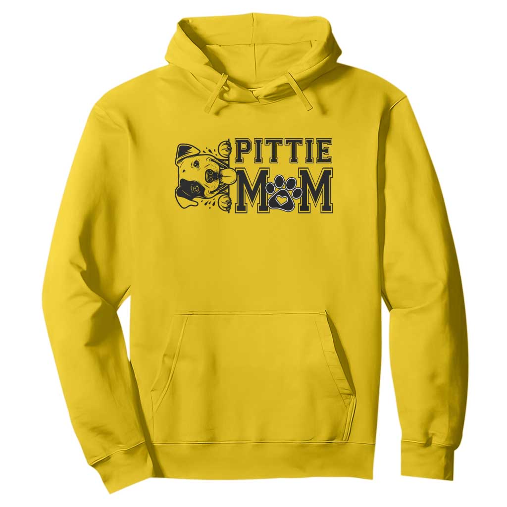 Pittie Mom Hoodie Funny Gift For Pitbull Lover TS12 Daisy Print Your Wear