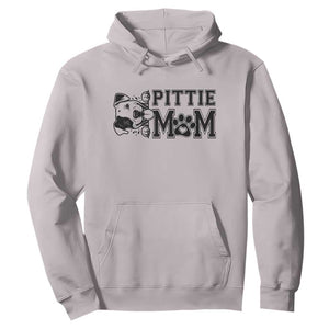 Pittie Mom Hoodie Funny Gift For Pitbull Lover TS12 Ice Gray Print Your Wear