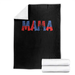 Spooky Mama Spider Web Throw Blanket Cute Halloween Mom Gift TS12 Black Print Your Wear