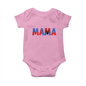 Spooky Mama Spider Web Baby Onesie Cute Halloween Mom Gift TS12 Light Pink Print Your Wear