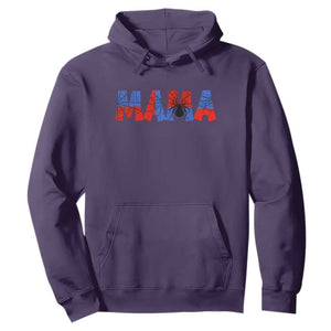Spooky Mama Spider Web Hoodie Cute Halloween Mom Gift TS12 Purple Print Your Wear