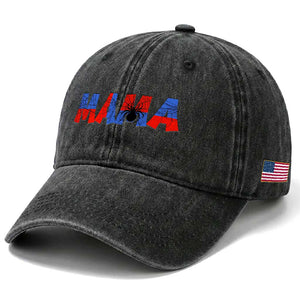 Spooky Mama Spider Web Washed Cotton Baseball Cap Cute Halloween Mom Gift TS12 Print Your Wear