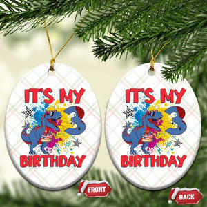 Dino Spider Its My 3rd Birthday Ceramic Ornament Dinosaur Gift For Boys TS12 Print Your Wear