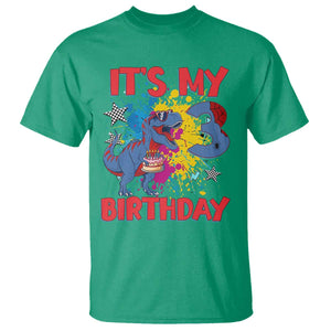 Dino Spider Its My 3rd Birthday T Shirt Dinosaur Gift For Boys TS12 Irish Green Print Your Wear