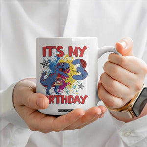 Dino Spider Its My 3rd Birthday Coffee Mug Dinosaur Gift For Boys TS12 Print Your Wear