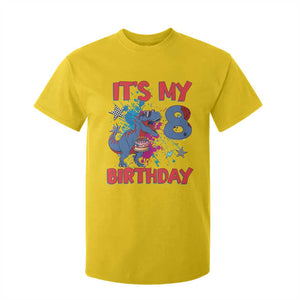 Dino Spider Its My 8th Birthday T Shirt For Kid Dinosaur Gift For Boys TS12 Daisy Print Your Wear