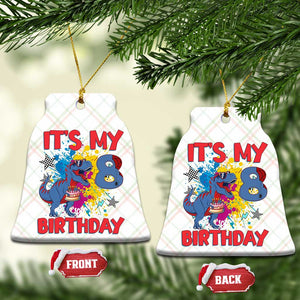 Dino Spider Its My 8th Birthday Ceramic Ornament Dinosaur Gift For Boys TS12 Print Your Wear