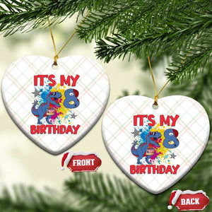 Dino Spider Its My 8th Birthday Ceramic Ornament Dinosaur Gift For Boys TS12 Print Your Wear