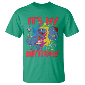 Dino Spider Its My 8th Birthday T Shirt Dinosaur Gift For Boys TS12 Irish Green Print Your Wear