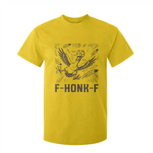 F Honk F Goose Lover T Shirt For Kid Funny Silly Chaotic Gift TS12 Daisy Print Your Wear
