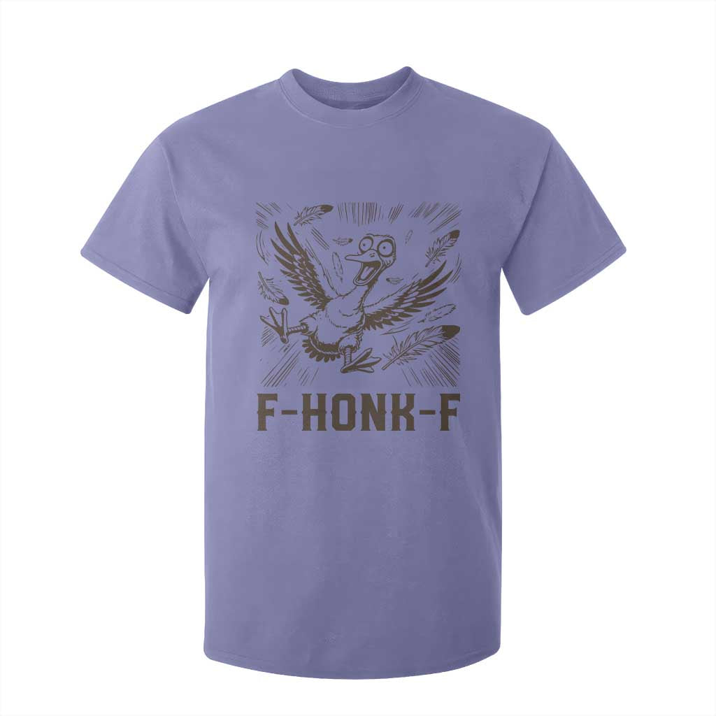 F Honk F Goose Lover T Shirt For Kid Funny Silly Chaotic Gift TS12 Violet Print Your Wear