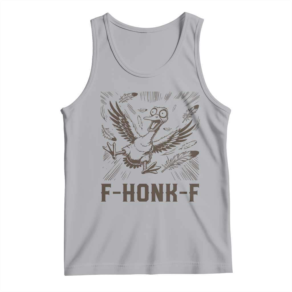 F Honk F Goose Lover Tank Top Funny Silly Chaotic Gift TS12 Athletic Heather Print Your Wear