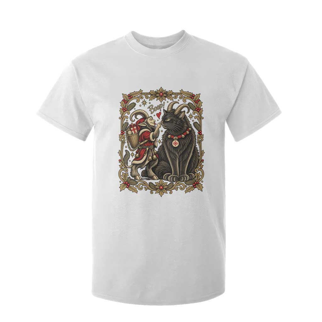 Christmas Boop Yule Cat Krampus T Shirt For Kid Gothic Folklore Vintage Holiday Gift
