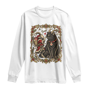 Christmas Boop Yule Cat Krampus Long Sleeve Shirt Gothic Folklore Vintage Holiday Gift