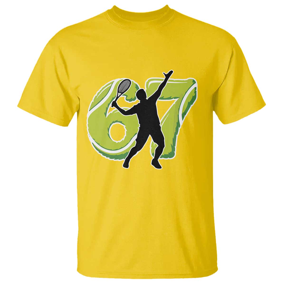 Funny Gen Z Alpha Gift T Shirt Six Seven Meme Tennis Lover TS12 Daisy Print Your Wear