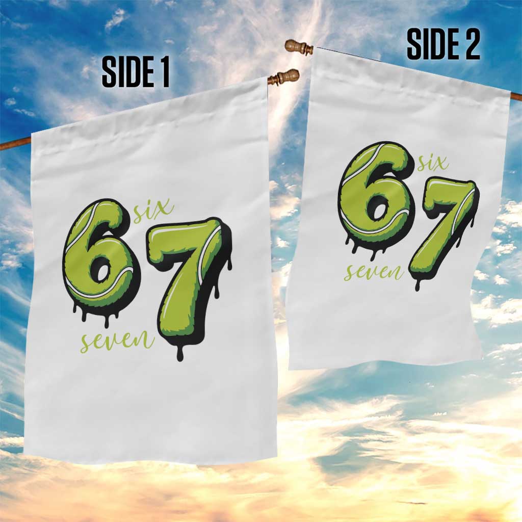 Six Seven Meme Tennis Lover Garden Flag Gen Alpha Slang Gift TS12 Print Your Wear