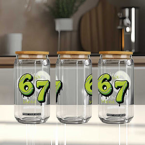 Six Seven Meme Tennis Lover Glass Can Gen Alpha Slang Gift TS12 Print Your Wear