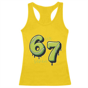 Six Seven Meme Tennis Lover Racerback Tank Top Gen Alpha Slang Gift TS12 Daisy Print Your Wear