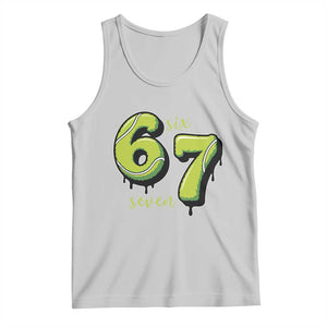 Six Seven Meme Tennis Lover Tank Top Gen Alpha Slang Gift TS12 Ash Print Your Wear