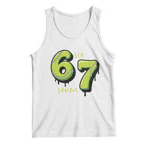 Six Seven Meme Tennis Lover Tank Top Gen Alpha Slang Gift TS12 White Print Your Wear