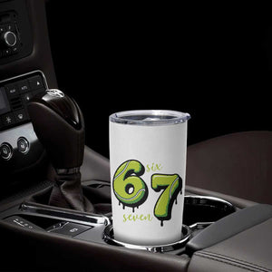Six Seven Meme Tennis Lover Tumbler Cup Gen Alpha Slang Gift TS12 Print Your Wear