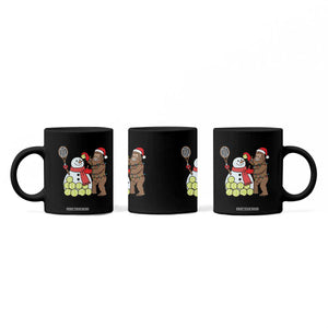 Funny Squatch Christmas Tennis Gift Coffee Mug Bigfoot Player Enthusiast TS12 Print Your Wear