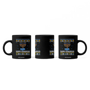 Funny Happy Hanukkah Ugly Sweater Tennis Lover Gift Coffee Mug TS12 Print Your Wear