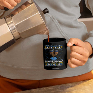 Funny Happy Hanukkah Ugly Sweater Tennis Lover Gift Coffee Mug TS12 Print Your Wear