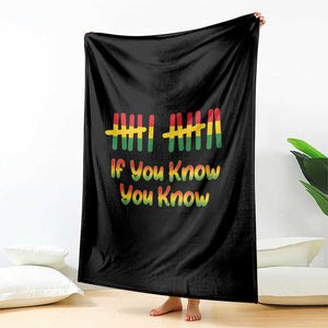 Funny Black History Six Seven Meme Throw Blanket If You Know You Know TS12 Print Your Wear