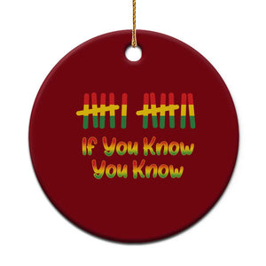 Funny Black History Six Seven Meme Ceramic Ornament If You Know You Know TS12 1pc Red Print Your Wear