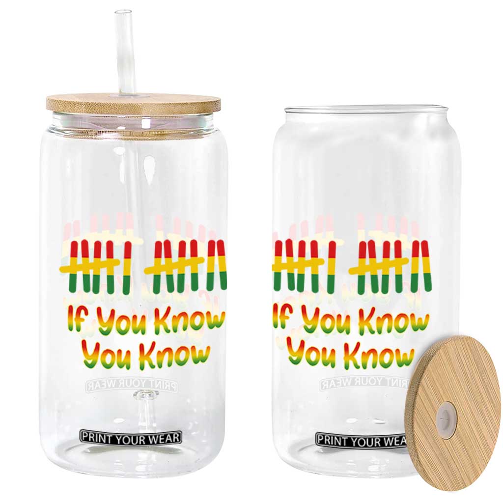 Funny Black History Six Seven Meme Glass Can If You Know You Know TS12 Print Your Wear