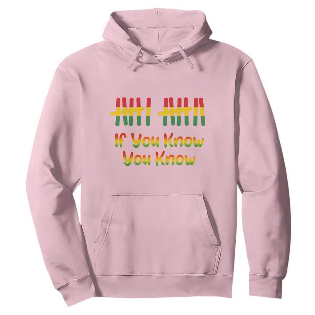 Funny Black History Six Seven Meme Hoodie If You Know You Know TS12 Light Pink Print Your Wear