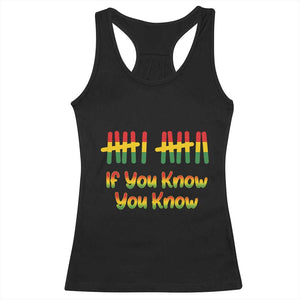Funny Black History Six Seven Meme Racerback Tank Top If You Know You Know TS12 Black Print Your Wear