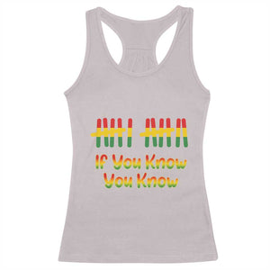 Funny Black History Six Seven Meme Racerback Tank Top If You Know You Know TS12 Ice Gray Print Your Wear