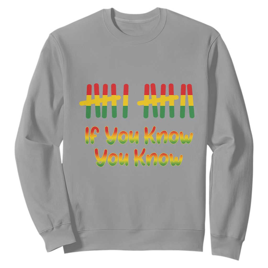 Funny Black History Six Seven Meme Sweatshirt If You Know You Know TS12 Sport Gray Print Your Wear
