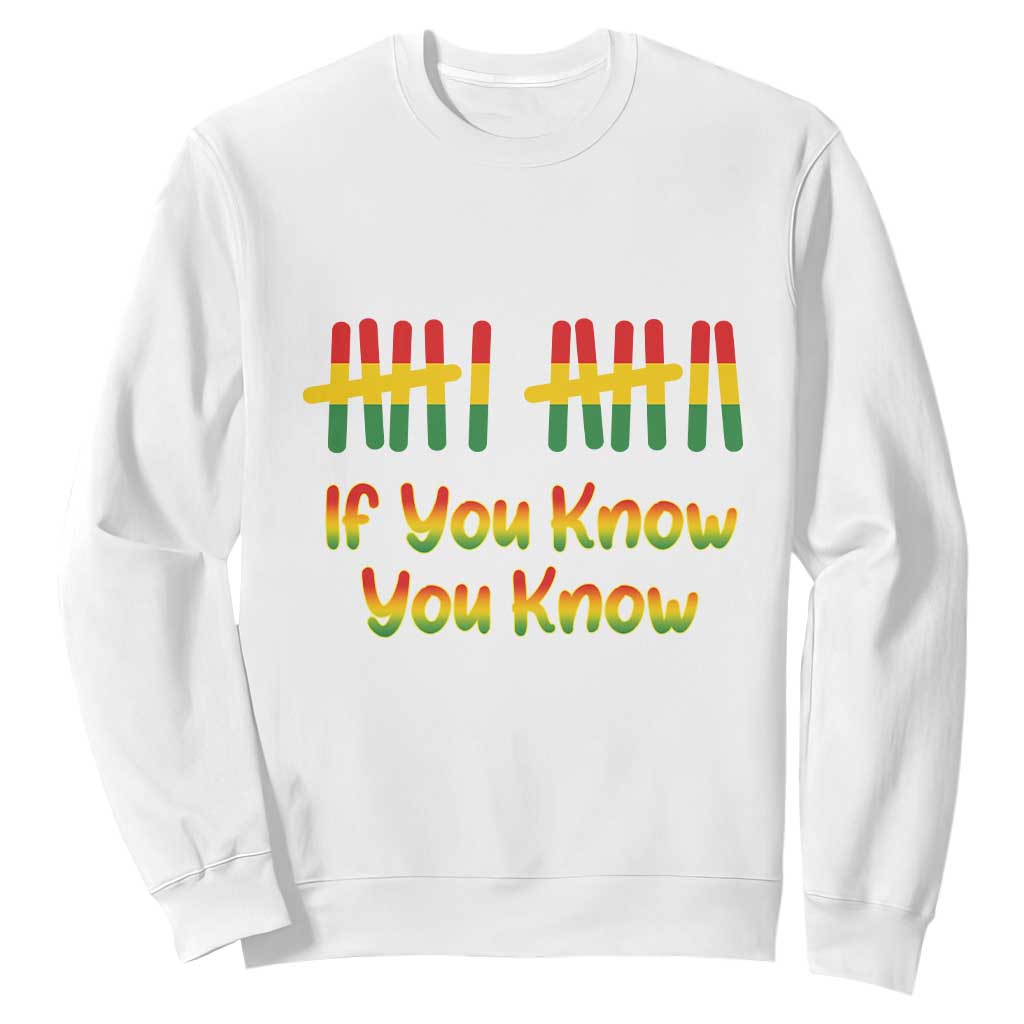 Funny Black History Six Seven Meme Sweatshirt If You Know You Know TS12 White Print Your Wear
