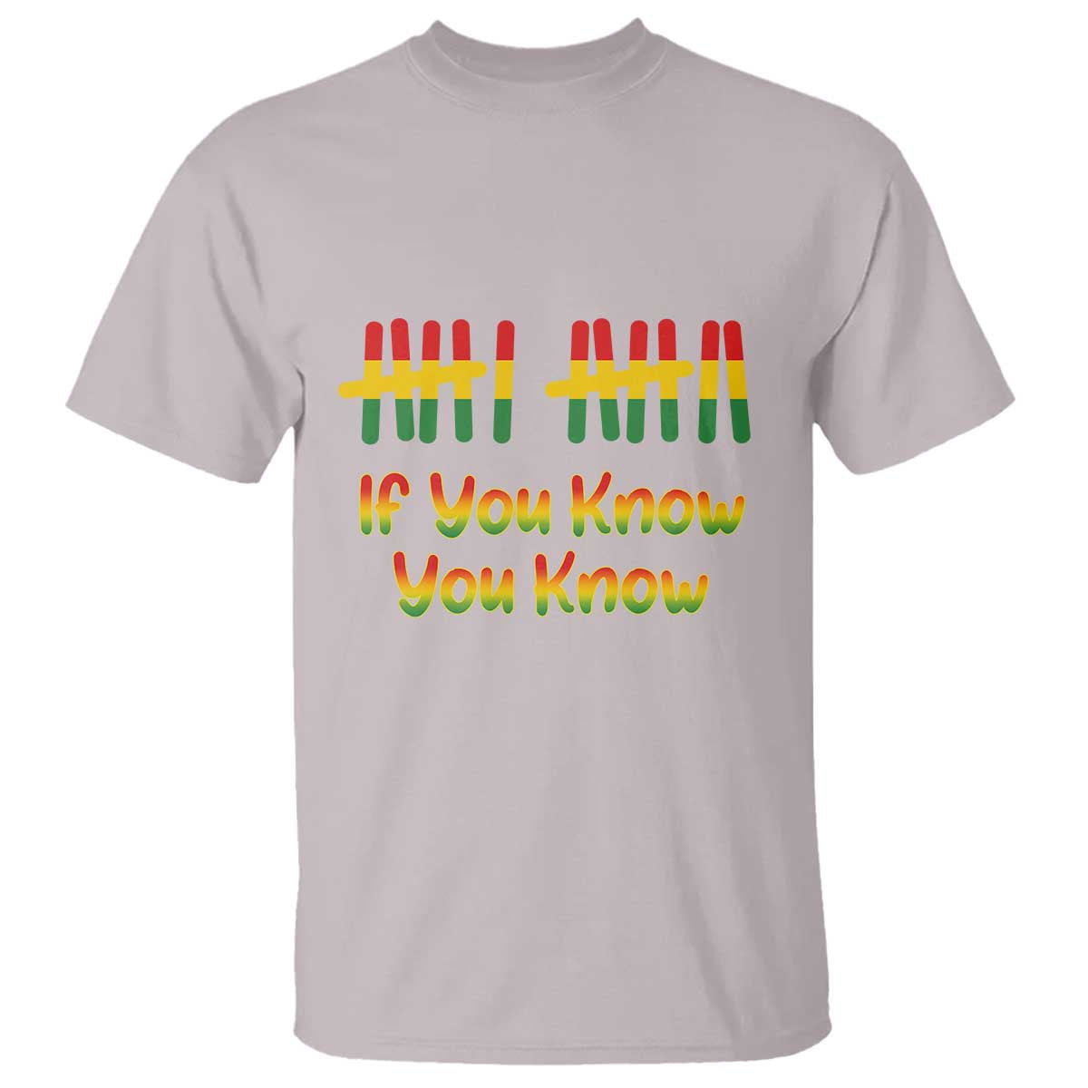 Funny Black History Six Seven Meme T Shirt If You Know You Know TS12 Ice Gray Print Your Wear