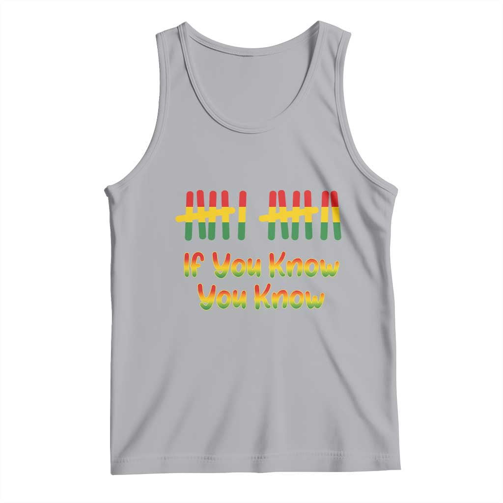 Funny Black History Six Seven Meme Tank Top If You Know You Know TS12 Athletic Heather Print Your Wear