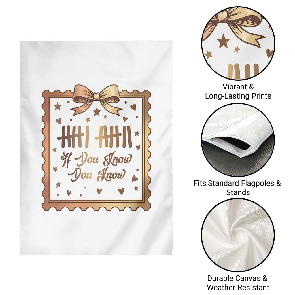 If You Know You Know Six Seven Meme Garden Flag African American Gift TS12 Print Your Wear