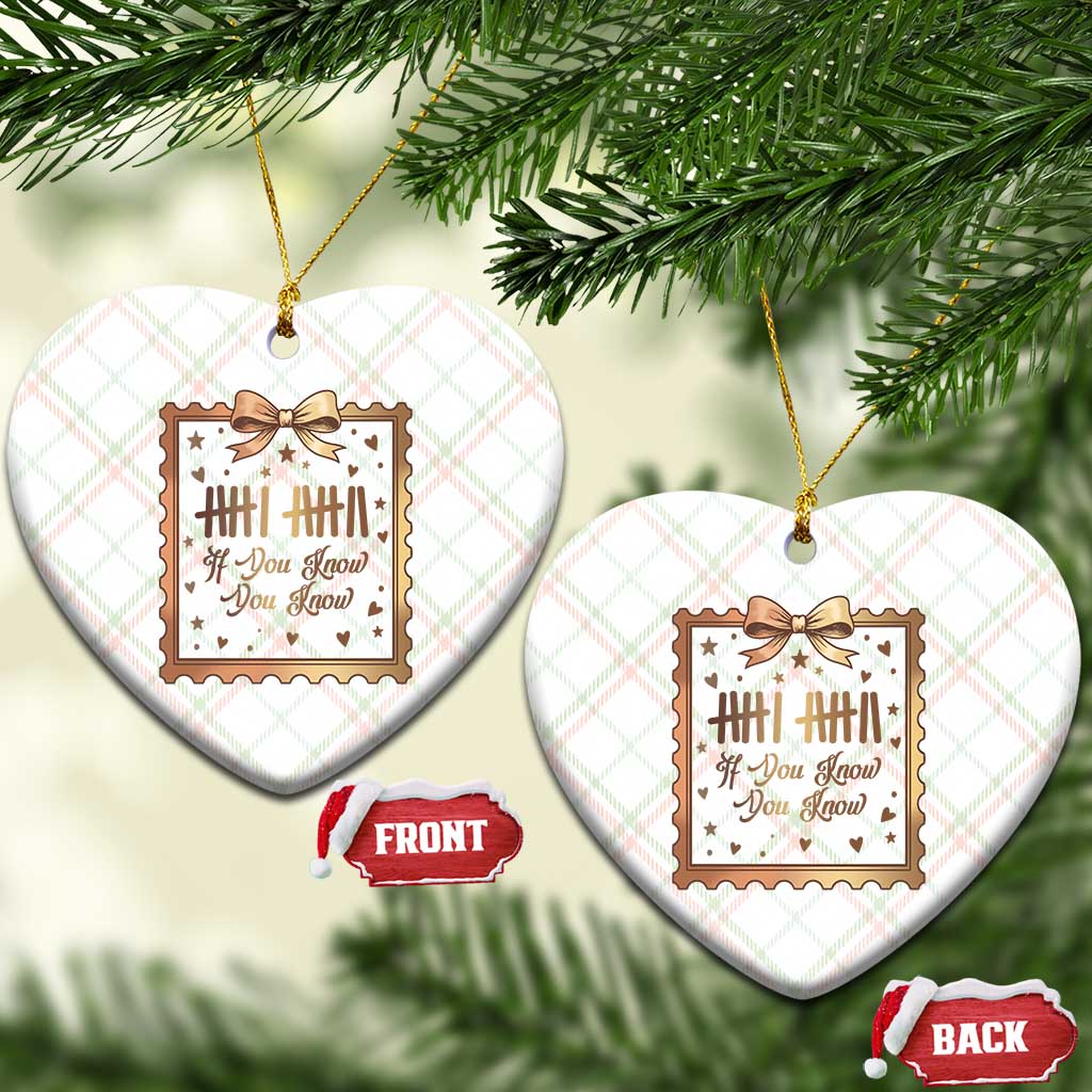 If You Know You Know Six Seven Meme Ceramic Ornament African American Gift TS12 Print Your Wear