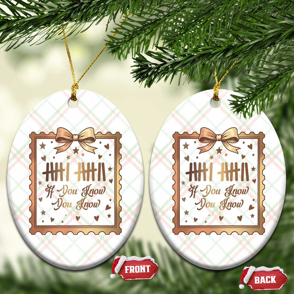 If You Know You Know Six Seven Meme Ceramic Ornament African American Gift TS12 Print Your Wear