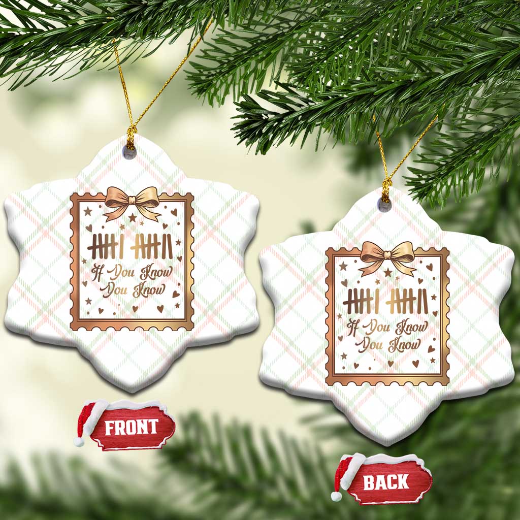 If You Know You Know Six Seven Meme Ceramic Ornament African American Gift TS12 Print Your Wear