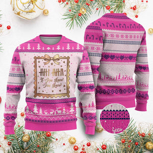 If You Know You Know Six Seven Meme Ugly Christmas Sweater African American Gift TS12 Hot Pink Print Your Wear