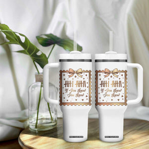 If You Know You Know Six Seven Meme Tumbler With Handle African American Gift TS12 Print Your Wear