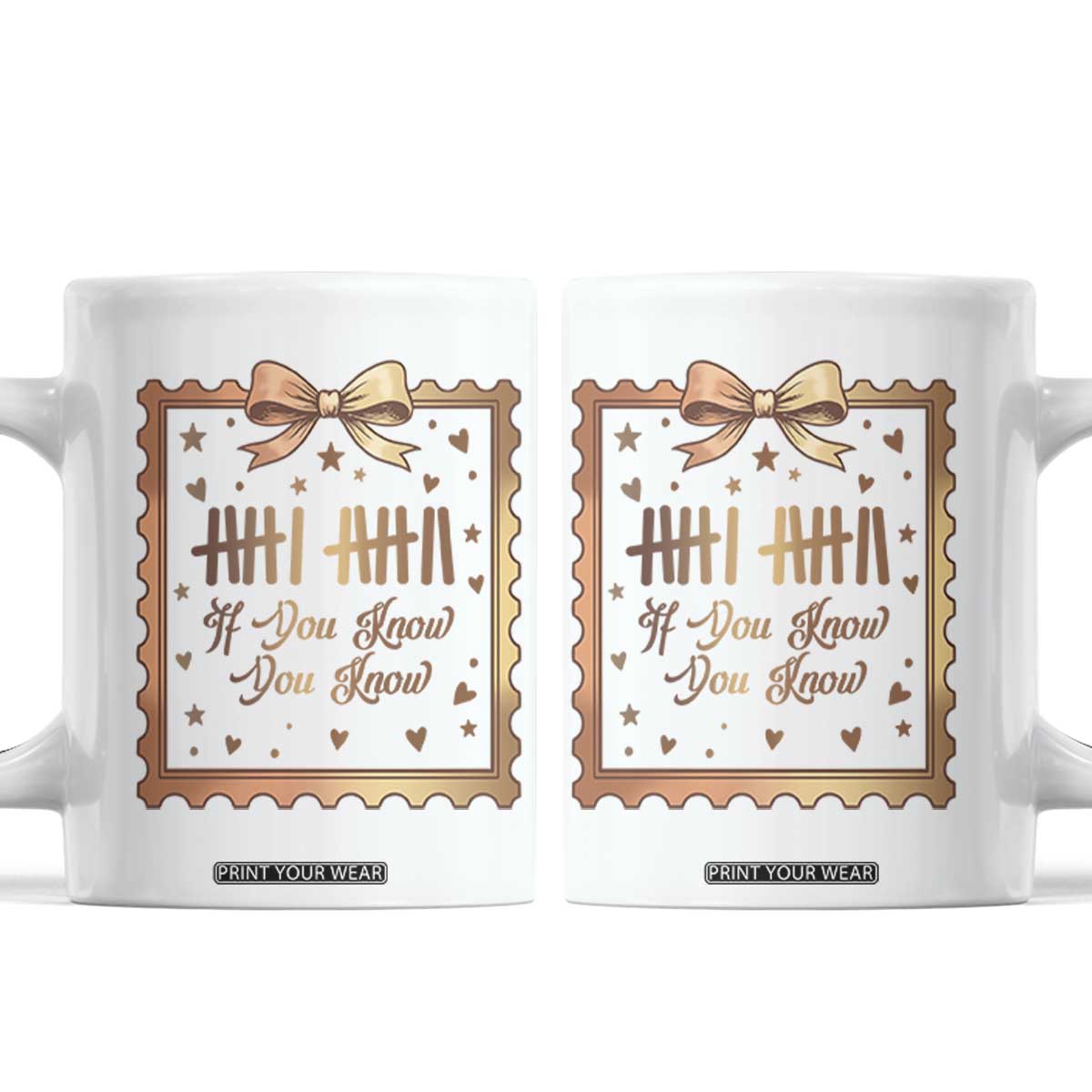 If You Know You Know Six Seven Meme Coffee Mug African American Gift TS12 White Print Your Wear